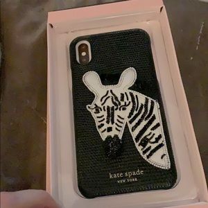 Kate Spade ♠️ Zebra iPhone case (X/XS)